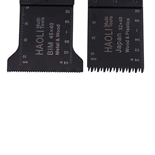 Carbid mit Hohem Kohlenstoff mit Hohem Kohlenstoff-Stahl Oszillierende Multi-Werkzeugklingen Schnellinstallation Zum Schleifen und Schneiden (16PCS) von Headerbs