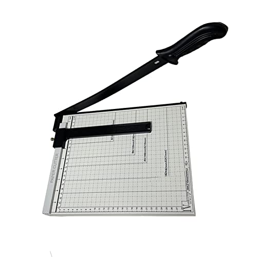 Desktop-Papierschneider, Manuell, Praktisch, Langlebig, Effizient, Professioneller, Präziser Papierschneider für das Büro (Stahl) von Headerbs