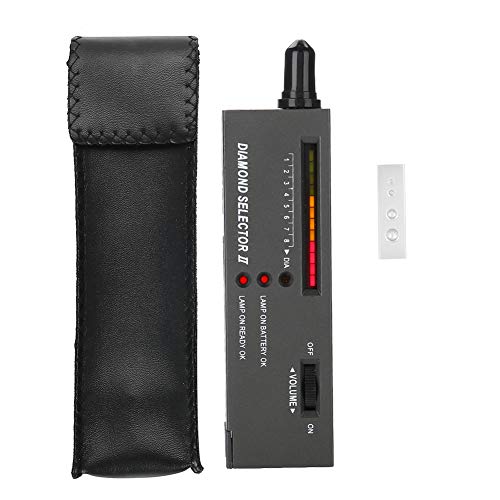 Diamantprüfstift, Professioneller, Hochpräziser LED-Audio-Diamanttester Moissanite-Tester Tragbarer Schmuckstein-Edelstein-Selektor Präzisionswerkzeug für Anfänger und Experten von Headerbs