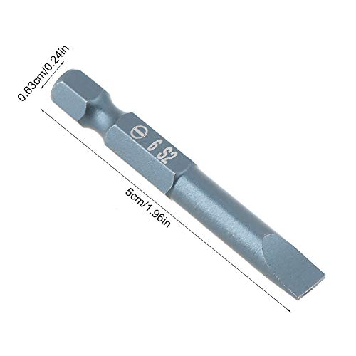 Headerbs 10pcs SL6mm 50 Mm Geschlitzte Schraubendreher Bit Eingestellt, Blau Behandelte Legierungsstahlmagnetschraubendreherbits für Elektrische Bohrer und Luftschraubendreher Headerbs 10pcs SL6mm 50 Mm Geschlitzte Schraubendreher Bit Eingestellt, Blau Behandelte Legierungsstahlmagnetschraubendreherbits für Elektrische Bohrer und Luftschraubendreher von Headerbs