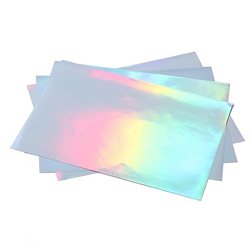 Headerbs Druckbares Aufkleberpapier für Handwerk und Beschriftungen 22 Blätter A4 Holographischer Klebstoff Vinyls Tintenstrahldrucker Headerbs Druckbares Aufkleberpapier für Handwerk und Beschriftungen 22 Blätter A4 Holographischer Klebstoff Vinyls Tintenstrahldrucker von Headerbs