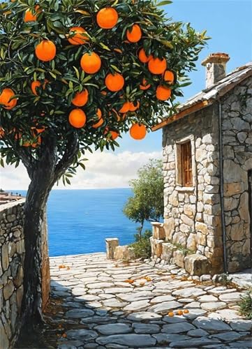 Orange Tree Paint by Numbers Kits for Adults,Sea Painting by Number Kits On Canvas,DIY Craft Art Painting Kit Acrylic Pigment Drawing Paintwork for Gift Home Wall Decor 20x30cm Frameless Orange Tree Paint by Numbers Kits for Adults,Sea Painting by Number Kits On Canvas,DIY Craft Art Painting Kit Acrylic Pigment Drawing Paintwork for Gift Home Wall Decor 20x30cm Frameless von Heaen