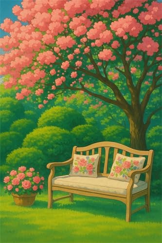 Park Paint by Numbers Kits for Adults,Chairs Painting by Number Kits On Canvas,DIY Craft Art Painting Kit Acrylic Pigment Drawing Paintwork for Gift Home Wall Decor 30x40cm Framed Park Paint by Numbers Kits for Adults,Chairs Painting by Number Kits On Canvas,DIY Craft Art Painting Kit Acrylic Pigment Drawing Paintwork for Gift Home Wall Decor 30x40cm Framed von Heaen