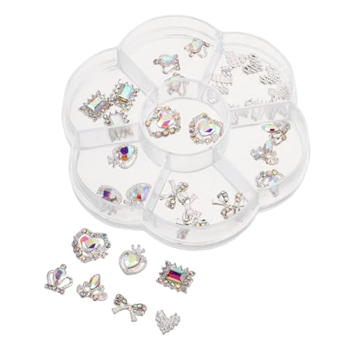 Healeved 1 Box Nagelkunst Zubehör Nagelschmuck Nageljuwelen Für Kunst Valentinstags Herz Strass Anhänger Flache Rückseite Herz Nagel Anhänger Nagelkunst Dekoration Nagelherz Healeved 1 Box Nagelkunst Zubehör Nagelschmuck Nageljuwelen Für Kunst Valentinstags Herz Strass Anhänger Flache Rückseite Herz Nagel Anhänger Nagelkunst Dekoration Nagelherz von Healeved