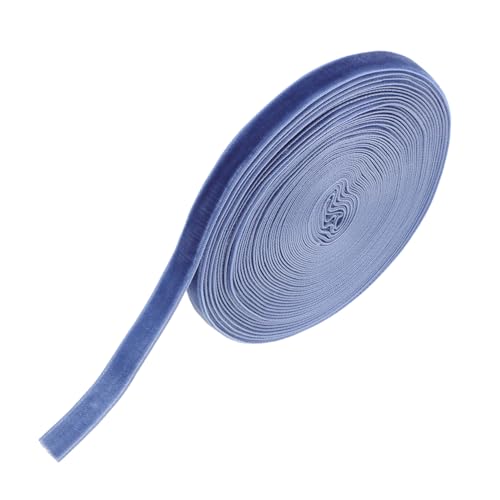 Healeved 1 Rolle Flanell Geschenkband Buchbänder Zum Buchbinden Dünnes Band Zum Basteln Verschiedene Bänder Zum Basteln Bündel Partyband Kleines Band Bastelband Marineblau von Healeved