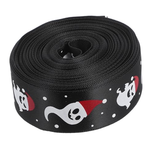 Healeved 1 Rolle Halloween Geschenkband Diy Schleifenband für Kreative Bastelprojekte Yards für Halloween Verpackungen und Dekorationen Einzigartiges Design für Festliche Healeved 1 Rolle Halloween Geschenkband Diy Schleifenband für Kreative Bastelprojekte Yards für Halloween Verpackungen und Dekorationen Einzigartiges Design für Festliche von Healeved