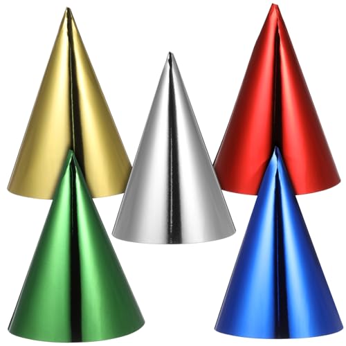 Healeved 1 Satz Geburtstagsparty-hut Dekorativer Geburtstagshut Zapfen Clownhutkegel -partyhüte Für Erwachsene Feierhüte Kappe Farbige Partyhüte Bunte Partyhüte Kegelhut Papier 15st Healeved 1 Satz Geburtstagsparty-hut Dekorativer Geburtstagshut Zapfen Clownhutkegel -partyhüte Für Erwachsene Feierhüte Kappe Farbige Partyhüte Bunte Partyhüte Kegelhut Papier 15st von Healeved