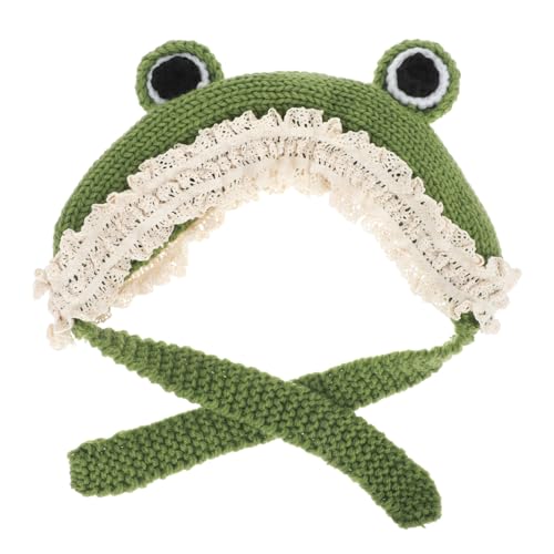 Healeved 1 Stück Klassischer Cartoon Frosch Strickhut für Bequeme Niedliche Kopfbedeckung für Geburtstagsfeiern Festivals Hochwertigem Material Einzigartiges Design Healeved 1 Stück Klassischer Cartoon Frosch Strickhut für Bequeme Niedliche Kopfbedeckung für Geburtstagsfeiern Festivals Hochwertigem Material Einzigartiges Design von Healeved