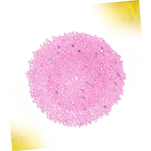 Healeved 10000 Stück Acryl Diamanten Streudeko Rosa Glitzersteine Hochzeit Tischdeko Party Füller DIY Bastelsteine für Vasen und Dekorationen von Healeved