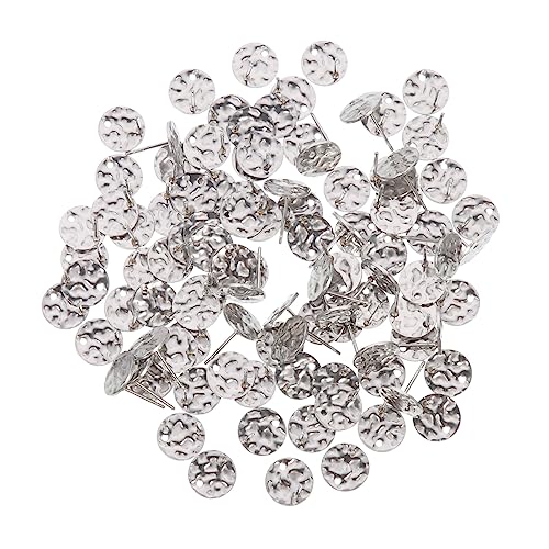 Healeved 100Stücke DIY Ohrring Befunde Runde Ohrstecker mit Loch für Schmuckherstellung Bastelzubehör für Designs Healeved 100Stücke DIY Ohrring Befunde Runde Ohrstecker mit Loch für Schmuckherstellung Bastelzubehör für Designs von Healeved