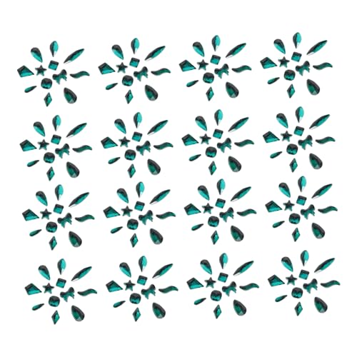 Healeved 120 Stück Nagelbohrer maniküre zubehör nageldesign Nailart Zubehör Nagelstein -set nägel zubehör Nagel-Strasssteine ​​für Nagelkunst Nailart-Glitzer Nailart-Strasssteine Green von Healeved