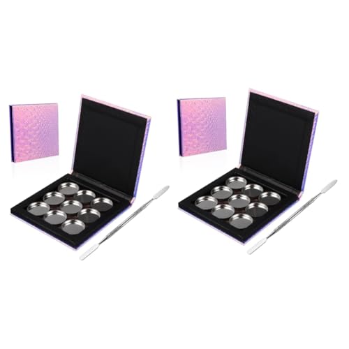 Healeved 2 Sets Magnetische Make Up Tabletts Magnetische Paletten Make Up Paletten Make Up Spatel Make Up Mischpaletten Tabletts Lidschatten Set Leere Lidschattenpfannen Healeved 2 Sets Magnetische Make Up Tabletts Magnetische Paletten Make Up Paletten Make Up Spatel Make Up Mischpaletten Tabletts Lidschatten Set Leere Lidschattenpfannen von Healeved