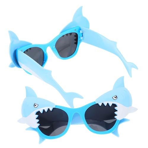 Healeved 2 Stück Lustige Partybrille Kreative Cosplay Brillen für Geburtstag Karneval und Kostüm Auffällige Blaue Eyewear für Erwachsene Originelle Partyaccessoires von Healeved