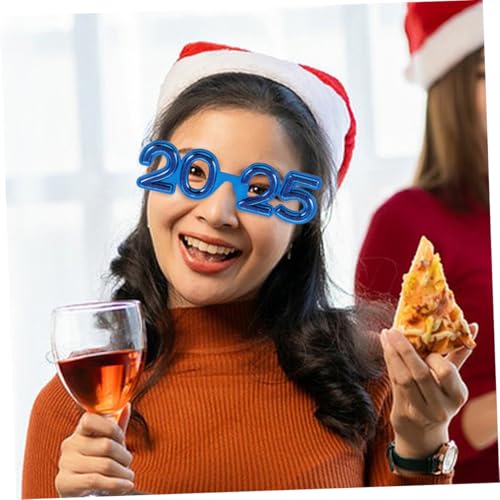 Healeved 2 Stück Partybrille Design Leichte Neujahrsbrillen für Silvester Feier Foto Requisiten Stilvolle Langlebige Faschingsbrillen für Festliche Anlässe Healeved 2 Stück Partybrille Design Leichte Neujahrsbrillen für Silvester Feier Foto Requisiten Stilvolle Langlebige Faschingsbrillen für Festliche Anlässe von Healeved