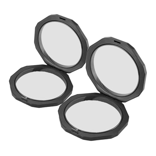 Healeved 2 Stück Schwebender Displayhalter aus Klarem PE Material Achteckiger Rahmen Vielseitiger Floating Frame für Schmuck Ringe Anhänger und DIY Dekoration Moderner Präsentationsständer von Healeved