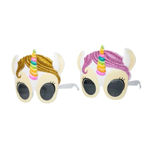 Healeved 2 Stück Teiliges Einhorn Partybrillen Lustige Cartoonbrillen mit Stabilem Material Niedliches Accessoire für Erwachsene für Tier Hawaii und Geburtstagsfeiern Healeved 2 Stück Teiliges Einhorn Partybrillen Lustige Cartoonbrillen mit Stabilem Material Niedliches Accessoire für Erwachsene für Tier Hawaii und Geburtstagsfeiern von Healeved