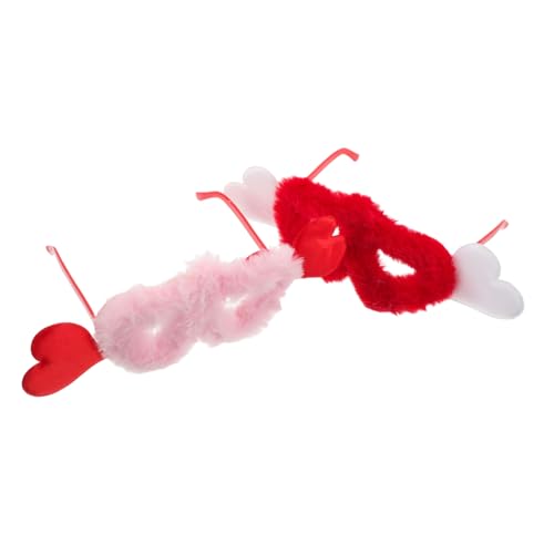 Healeved 2 Stück Teiliges Herzförmiges Plüsch Sonnenbrillen Weiche Samt-partybrille mit Kuscheligem Design Lustige Unisex Neuheitssonnenbrillen für Valentinstag Geburtstagsfeier und Cosplay Healeved 2 Stück Teiliges Herzförmiges Plüsch Sonnenbrillen Weiche Samt-partybrille mit Kuscheligem Design Lustige Unisex Neuheitssonnenbrillen für Valentinstag Geburtstagsfeier und Cosplay von Healeved