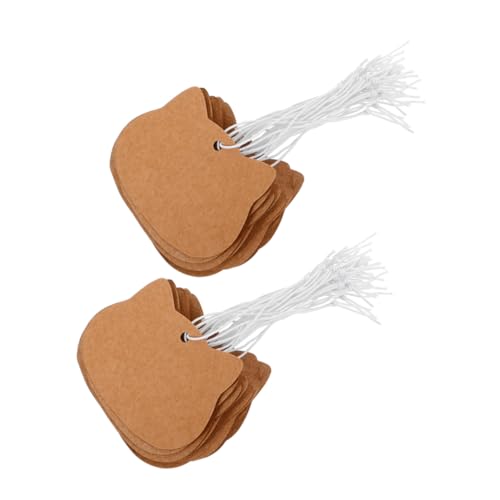 Healeved 200 Stück Beschreibbare Kraftpapier Preisanhänger mit Elastischer Schnur Leere Hängende Etiketten für Schmuck Einzelhandel DIY Basteln Vielseitige Vintage Preisschilder Healeved 200 Stück Beschreibbare Kraftpapier Preisanhänger mit Elastischer Schnur Leere Hängende Etiketten für Schmuck Einzelhandel DIY Basteln Vielseitige Vintage Preisschilder von Healeved