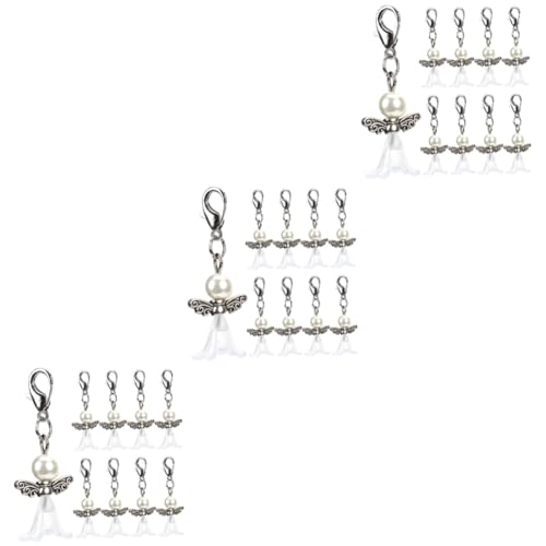 Healeved 3 Sätze Schlüsselanhänger Gastgeschenke Für Hochzeiten Babypartys Geburtstagsfeiern Glasperlen Accessoires Für Fröhliche Anlässe 30 Stück * 3 von Healeved