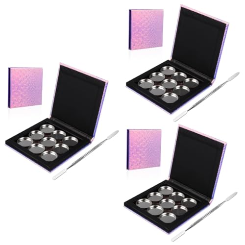 Healeved 3 Sets Magnetische Make Up Tabletts Lidschatten Pfannen Z Lidschatten Palette Leere Make Up Spatel Kosmetische Lidschatten Palette Matte Make Up Mischpaletten Tabletts Rund Healeved 3 Sets Magnetische Make Up Tabletts Lidschatten Pfannen Z Lidschatten Palette Leere Make Up Spatel Kosmetische Lidschatten Palette Matte Make Up Mischpaletten Tabletts Rund von Healeved
