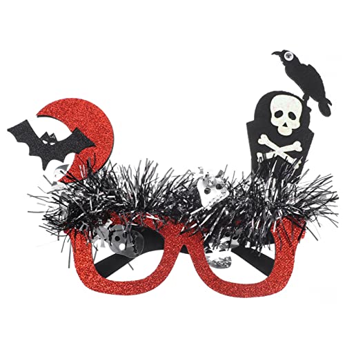 Healeved 3 Stück Lustige Halloween Party Brille mit Mond Grabstein und Skelett Witzige Foto Requisite für Erwachsene Unisex Kostüm Accessoire für Halloween Feier Healeved 3 Stück Lustige Halloween Party Brille mit Mond Grabstein und Skelett Witzige Foto Requisite für Erwachsene Unisex Kostüm Accessoire für Halloween Feier von Healeved