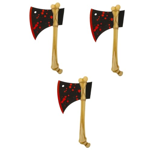 Healeved 3 Stück Simulierte Requisite für Halloween Einseitige Schaumstoff für Kostümpartys Cosplay und Dekoration Leicht und Realistisch für Gruselige Anlässe von Healeved