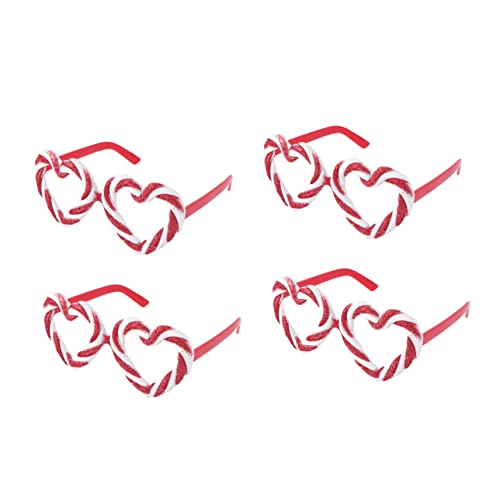 Healeved 4 Paare Herzförmige Partybrillen Valentinstag Fotorequisite Lustige Brillen Dekoratives Accessoire für Geburtstag Hochzeit Feier Erwachsene Healeved 4 Paare Herzförmige Partybrillen Valentinstag Fotorequisite Lustige Brillen Dekoratives Accessoire für Geburtstag Hochzeit Feier Erwachsene von Healeved