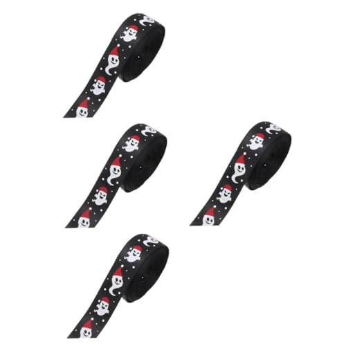 Healeved 4 Rollen Halloween Dekorationsband Yards Bedrucktes Geschenkband für Diy Basteln Breit Vielseitig für Dekorationen und Kreative Projekte Healeved 4 Rollen Halloween Dekorationsband Yards Bedrucktes Geschenkband für Diy Basteln Breit Vielseitig für Dekorationen und Kreative Projekte von Healeved
