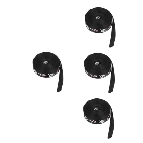 Healeved 4 Rollen Halloween Geschenkband für Diy Schleifen und Geschenkverpackung Dekoratives Stoffband mit Halloween Motiven für Kreative Bastelprojekte und Festliche Präsentationen von Healeved