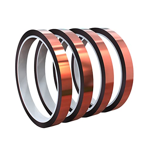Healeved 4 Rollen Hitzebeständiges Klebeband Heißpressband Doppelklebeband Durchsichtiges Doppelseitiges Klebeband Band Drücken 3d-druckband Schwarzes Klebeband Wärmeband Tablette Polyimid Healeved 4 Rollen Hitzebeständiges Klebeband Heißpressband Doppelklebeband Durchsichtiges Doppelseitiges Klebeband Band Drücken 3d-druckband Schwarzes Klebeband Wärmeband Tablette Polyimid von Healeved
