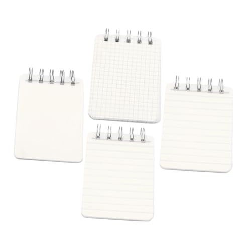 Healeved 4 Stück Mini Notizblöcke Liniertes Leeres und Kariertes Notizbuch für Schule Büro und Studenten Tragbare Schreibblöcke mit Seiten pro Healeved 4 Stück Mini Notizblöcke Liniertes Leeres und Kariertes Notizbuch für Schule Büro und Studenten Tragbare Schreibblöcke mit Seiten pro von Healeved