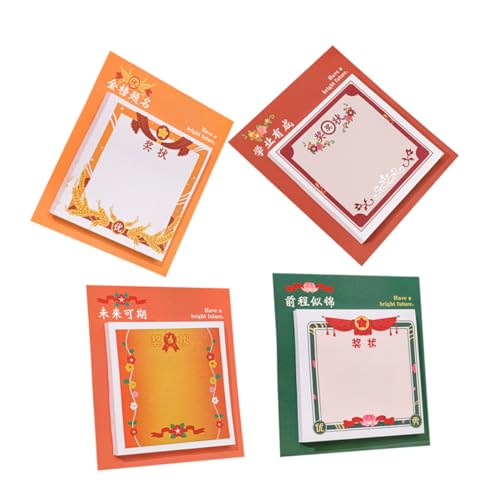 Healeved 4 Stück Zertifikat Und Notizblöcke Farbe Kind Inspirierende Cartoon Belohnung Klebriger Notizblock Herbstparty Halloween Mini Memo Schule Motivierendes Thema Healeved 4 Stück Zertifikat Und Notizblöcke Farbe Kind Inspirierende Cartoon Belohnung Klebriger Notizblock Herbstparty Halloween Mini Memo Schule Motivierendes Thema von Healeved
