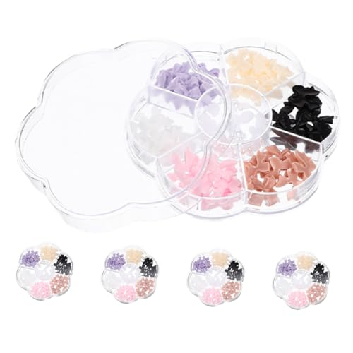Healeved 5 Kartons Nagelcharm Schleifen Nail Art Dekorationen Resin Schleifen Nagelverzierung DIY Nageldesign Zubehör für Damen Mädchen Healeved 5 Kartons Nagelcharm Schleifen Nail Art Dekorationen Resin Schleifen Nagelverzierung DIY Nageldesign Zubehör für Damen Mädchen von Healeved