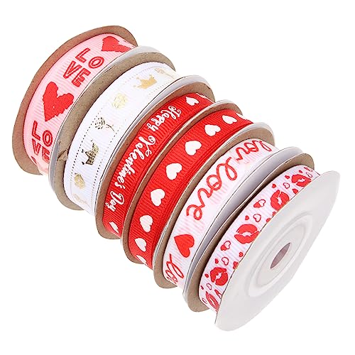 Healeved 6 Rollen Geschenkbänder Bunte Satinbänder für Diy Geschenkverpackungen Dekorationen und Bastelprojekte für Valentinstag Hochzeiten und Feiertage Healeved 6 Rollen Geschenkbänder Bunte Satinbänder für Diy Geschenkverpackungen Dekorationen und Bastelprojekte für Valentinstag Hochzeiten und Feiertage von Healeved