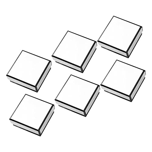 Healeved 6Stücke Schmuck Teilig Kleine Ohrring Verpackung Schmuckschatulle mit Schwarzem Polster Halsketten Ohrringe Stilvolle Healeved 6Stücke Schmuck Teilig Kleine Ohrring Verpackung Schmuckschatulle mit Schwarzem Polster Halsketten Ohrringe Stilvolle von Healeved