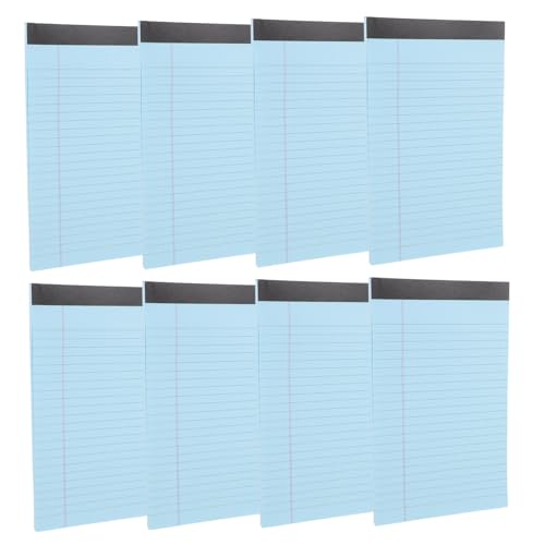 Healeved 8 Stück Notizblock Teiliges Set Tragbares Notizbuch für Bürobedarf Einfach zu Transportieren für Schule und Memo Pad mit Ausreichend Seiten für Planung und Organisation Healeved 8 Stück Notizblock Teiliges Set Tragbares Notizbuch für Bürobedarf Einfach zu Transportieren für Schule und Memo Pad mit Ausreichend Seiten für Planung und Organisation von Healeved