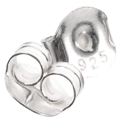Healeved Earrings Accessories Ohrstecker Verschlüsse Sterlingsilber Schutz Stopper Sicherer Halt für DIY Schmuck Ohrstecker Zubehör von Healeved