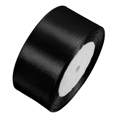 Healeved Geschenkband Breit Schwarz Polyester Geschenkverpackung Schleifenband für DIY Basteln Hochzeitsdeko Festliche Partydekoration Vielseitiges Verpackungsband Healeved Geschenkband Breit Schwarz Polyester Geschenkverpackung Schleifenband für DIY Basteln Hochzeitsdeko Festliche Partydekoration Vielseitiges Verpackungsband von Healeved