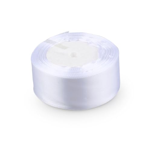 Healeved Geschenkband Weiß Breit Polyester Geschenkverpackung Schleifenband Dekoband für Basteln Haarschleifen und Geschenkverpackung Festes Grosgrain Band Healeved Geschenkband Weiß Breit Polyester Geschenkverpackung Schleifenband Dekoband für Basteln Haarschleifen und Geschenkverpackung Festes Grosgrain Band von Healeved