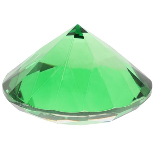 Healeved Grüner Kristalldiamant Deko Ornament für Hochzeit Party Brautparty Tischdekoration Kunstvoll Geschliffen Romantische Atmosphäre Schafft Healeved Grüner Kristalldiamant Deko Ornament für Hochzeit Party Brautparty Tischdekoration Kunstvoll Geschliffen Romantische Atmosphäre Schafft von Healeved
