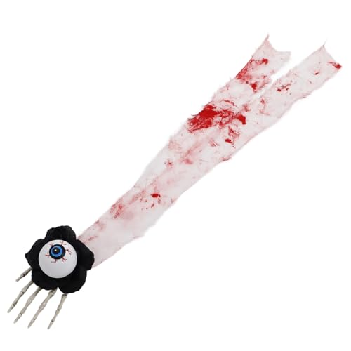 Healeved Gruseliger Halloween Haarclip mit Blutigem Augenball Kleines Haarschmuck Accessoire für Damen Dekorativer Eyeball Haarklammer für Party und Karneval Healeved Gruseliger Halloween Haarclip mit Blutigem Augenball Kleines Haarschmuck Accessoire für Damen Dekorativer Eyeball Haarklammer für Party und Karneval von Healeved