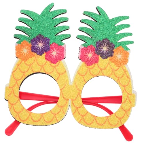 Healeved Hawaiianische Brille Strandparty-brille Brillenkostüm Luau Party Lustige Partybrille Verkaufsstand Brille Foto-requisite Kostümgläser Brillengestell Grüßen von Healeved