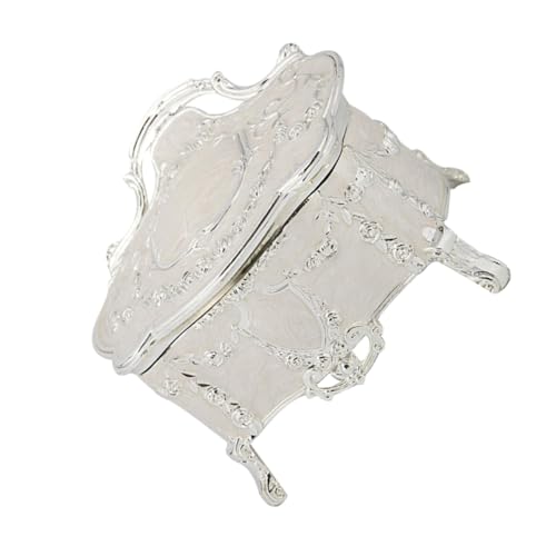 Healeved Hochwertige Schmuckbox für Hochzeiten Eleganter Aufbewahrungsbehälter für Ringe Ohrringe Klassische Faltbare Schmuckschatulle mit Innenfutter für Verlobungsringe Healeved Hochwertige Schmuckbox für Hochzeiten Eleganter Aufbewahrungsbehälter für Ringe Ohrringe Klassische Faltbare Schmuckschatulle mit Innenfutter für Verlobungsringe von Healeved