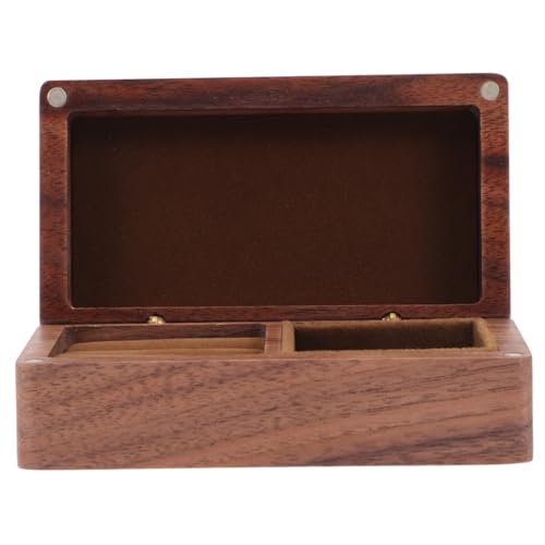 Healeved Kleine Schmuckschatulle Holz Organizer für Ohrringe Ringe Reisen Täglichen Gebrauch Schlichtes Design für Besondere Anlässe Healeved Kleine Schmuckschatulle Holz Organizer für Ohrringe Ringe Reisen Täglichen Gebrauch Schlichtes Design für Besondere Anlässe von Healeved