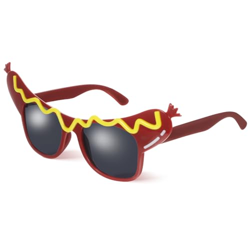 Healeved Lustige Tanzparty-Make-Up-Brille Lustige Sonnenbrille Hotdog-Brille Für Die Maskenparty Healeved Lustige Tanzparty-Make-Up-Brille Lustige Sonnenbrille Hotdog-Brille Für Die Maskenparty von Healeved