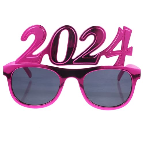 Healeved Neon Brille für Partys Lustige Farbenfrohe Brillen für Neujahrsfeiern Geeignet als Fotorequisiten für Abschlussfeiern Leuchtende Effekte von Healeved