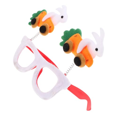 Healeved Ostern Brillen Karottenhasenbrillen Osterpartygläser Rahmen Niedliche Brillen Mit Hasen Cartoon Ostern Party Bevorzugt Fotokabinen -Requisiten Festival Dekoration Healeved Ostern Brillen Karottenhasenbrillen Osterpartygläser Rahmen Niedliche Brillen Mit Hasen Cartoon Ostern Party Bevorzugt Fotokabinen -Requisiten Festival Dekoration von Healeved