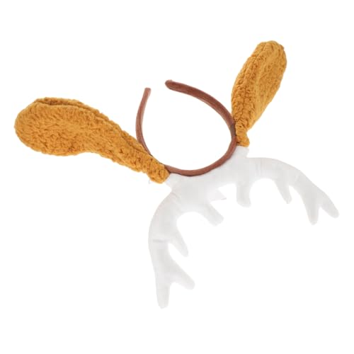 Healeved Party-Kopfbedeckung Stirnband mit Welpenohren Kostüm Stirnbänder Hirschgeweih-Kostüm Rentier Stirnbänder für Erwachsene Hirsch-Stirnband Hirsch Kostümzubehör Plüsch Healeved Party-Kopfbedeckung Stirnband mit Welpenohren Kostüm Stirnbänder Hirschgeweih-Kostüm Rentier Stirnbänder für Erwachsene Hirsch-Stirnband Hirsch Kostümzubehör Plüsch von Healeved