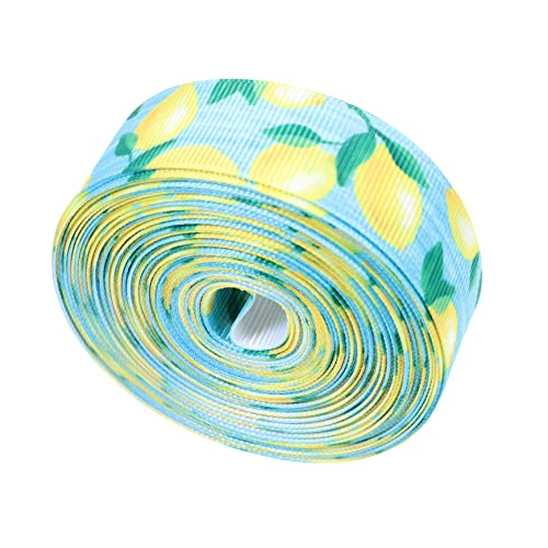 Healeved Sommerfruchtmuster Dekoratives Geschenkband aus Hochwertigem Material Yards für Partybedarf Diy Bastelprojekte und Elegante Feiertagsdekorationen von Healeved