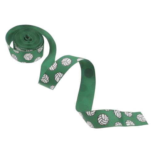Healeved Sportlicher Volleyball Ripsband Rolle Glatte Polyesteroberfläche Eleganter Stil für Haarschleifen Geschenkverpackung Bastelprojekte und Festliche Dekorationen Healeved Sportlicher Volleyball Ripsband Rolle Glatte Polyesteroberfläche Eleganter Stil für Haarschleifen Geschenkverpackung Bastelprojekte und Festliche Dekorationen von Healeved